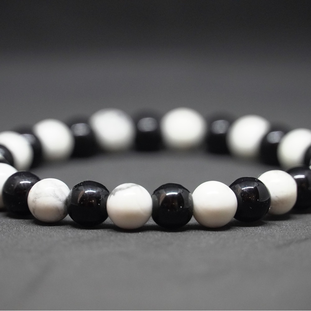 8mm Beaded Bracelet #9765 - Picture 3 of 4